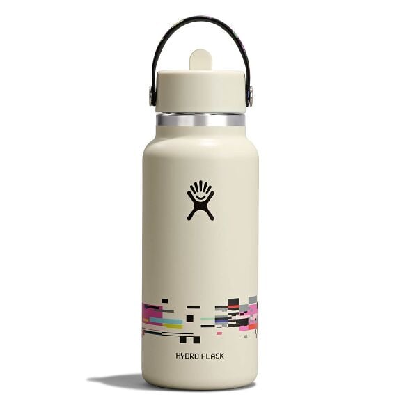Glitch Collection - 32 oz Bottle with Flex Straw Cap O8 image 1